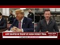 BREAKING: Man sets himself on fire outside court as a jury is seated in Trump hush money trial - Video