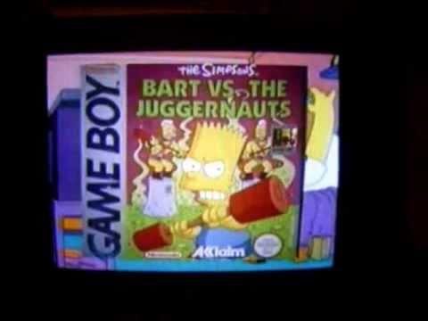 The Simpsons : Bart vs the Juggernauts Game Boy