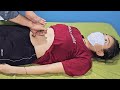 Indian Girl Massage For Navel Displacement Navel Displacement Nabhi Dharan Trending Viralvideo