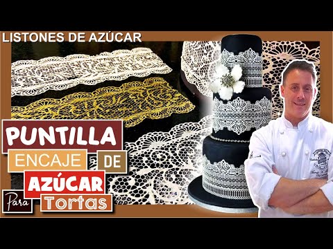 👨‍🍳 PUNTILLA ENCAJE comestible para TORTAS🍰 - TIPS 💡, secretos, problemas y soluciones de LOS BARONI
