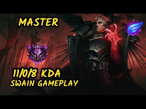 Attila (SWAIN) vs VAYNE - 11/0/8 KDA BOTTOM ADC GAMEPLAY - EUW Ranked MASTER