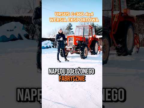🚜👑 Legenda w wyjątkowej wersji – URSUS C-360 wersja eksportowa + dołożony napęd 4x4! #ursus #agri