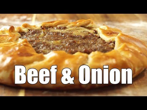 The Easy Way To Make A Beef And Onion Meat Pie - Savory Galette Recipe
