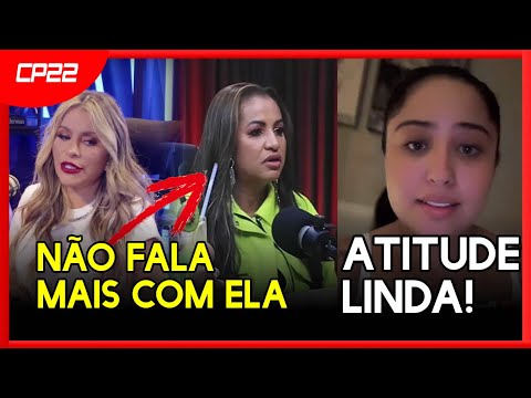 Walkiria Santos talks about the end of her friendship with Luciene Melo; Mari helps singer at sho...