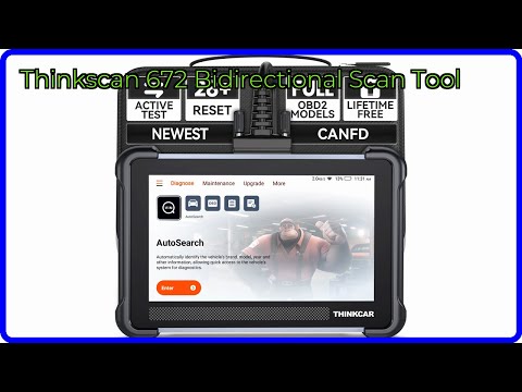 REVIEW (2025): Thinkscan 672 Bidirectional Scan Tool. ESSENTIAL details.