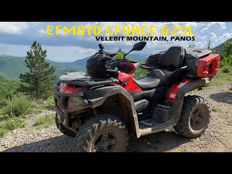 ADV action: CFMOTO CFORCE 625L Session 4 - Driving along Velebit and visit Panos, Croatia