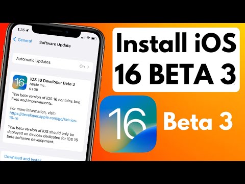 Download & Install iOS 16 Developer Beta 3 | Install iOS 16 Beta 3