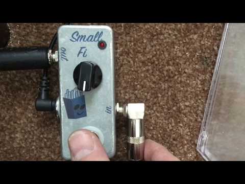 Gob Small Fi Foot pedal Bass Cut Lo Fidelity effect pedal Passive EQ High Pass Filter Low image 4
