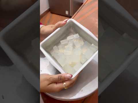😱Kaise banaya maine ye crystal ice cubes?