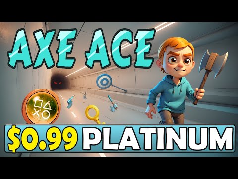 New Easy $1 Platinum Game PS4, PS5 | Axe Ace Quick Trophy Guide