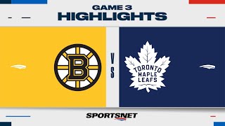 NHL Game 3 Highlights | Bruins vs. Maple Leafs - April 24, 2024 Screenshot
