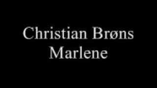 Christian brøns - marlene