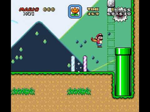 [SMW Hack - Super Mario /v/orld] 3-2(N):Lunch with Pope Francis