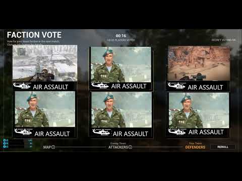 POV you vote air assault unit in Squad