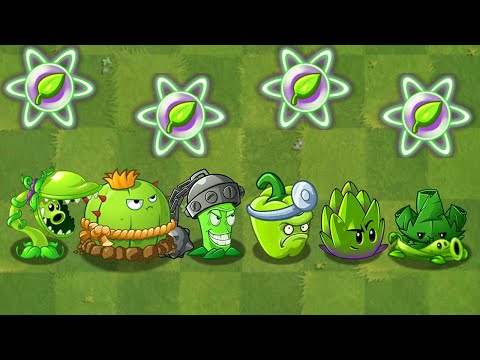 Plants vs Zombies 2 Mod Jurassic Marsh Final Boss VS All GREEN Premium Plants LEVEL 999999