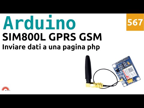 Salvare dati in una pagina php con il modulo SIM800L e Arduino - Video 567