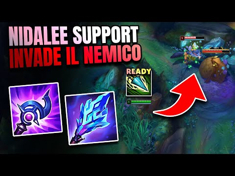 NIDALEE SUPPORT ma invado la giungla nemica e MANDO AFK il Jungler