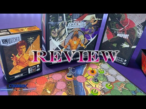 Review - Unmatched - Battle of Legends Volume One, Bruce Lee, Robin Hood and Bigfoot