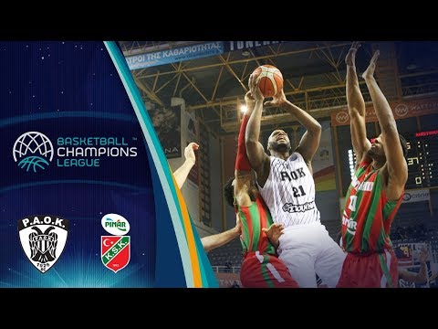 PAOK v Pinar Karsiyaka - Full Game - Round of 16 - Basketball Champions League 2017-18