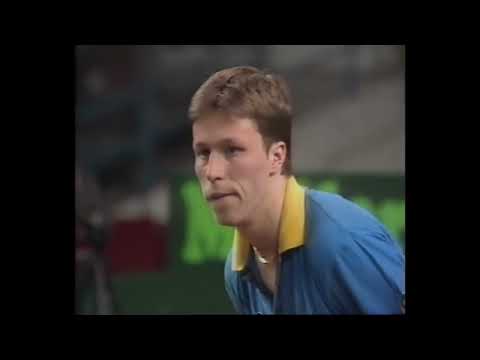 Jan-Ove Waldner & Mikael Appelgren vs Tim Cook & Carl Prean, EC Tabletennis Tems Final 1992