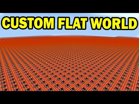 How To Make CUSTOM SUPERFLAT WORLDS in Minecraft Pocket Edition 1.2 Update!!!