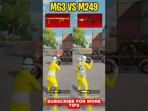 MG3 VS M249 Vehicle Test🤔