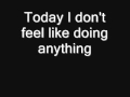 The Lazy Song - Bruno Mars Lyrics 