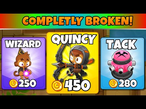 This Strategy Is COMPLETELY BROKEN in BTD Battles 2! 🔥 (Wizard, Quincy, Tack Combo)