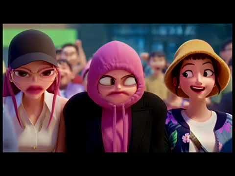 "Sodapop" but I edited in realistic sounds because I was bored (what Huntr/x actually heard)