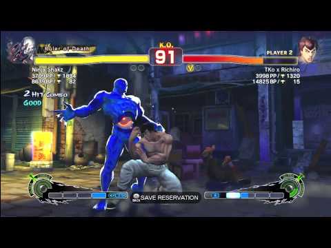 [Seth] Ninja Shakz vs TKo x Richiro [Feilong] SSF4 Version 2012