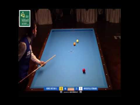 N.GOMEZ vs MOSCATELLI   23° CAMPIONATO MONDIALE BILIARDO 2017