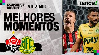 VITÓRIA 1 X 0 MIRASSOL | 8ª RODADA | CAMPEONATO BRASILEIRO 2026 | MELHORES MOMENTOS