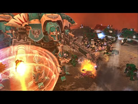 Unification Mod 2021 | Steel Legion & Primaris Dark Angels vs World Eaters! - Dawn of War: Soulstorm