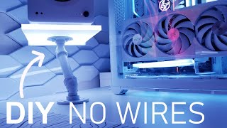 LED Speaker Stands with Pipe Fittings - Full Tutorial + NO WIRES!