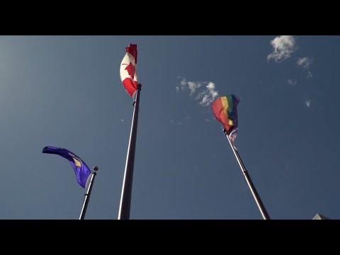 Pride Flag Raised at Edmonton Police Headquarters