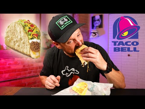 New Taco Bell Cantina Crispy Melt Taco Review