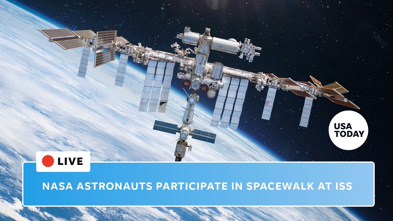 Watch live: Astronauts participate in spacewalk at the International Space Station