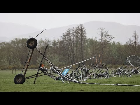 Video Thumbnail: Severe winds batter New Zealand for second time in a week