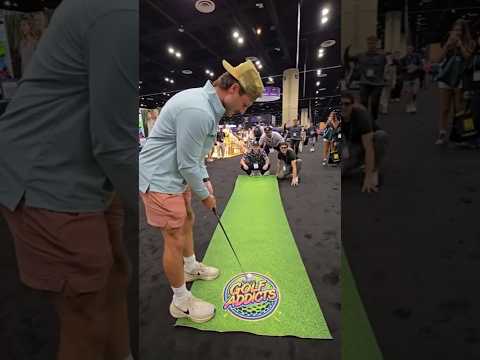 Bubbie took a swing at the $100 Putt Challenge!