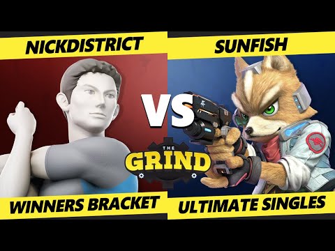 The Grind 141 Winners Bracket - NickDistrict14 (Wii Fit) Vs. Sunfish (Fox) Smash Ultimate - SSBU