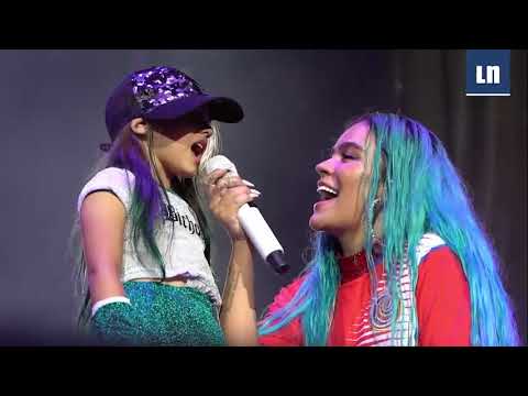 Karol G cantó con niña en su concierto | Costa Rica | Bichota Tour