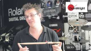 Video thumbnail for DrumWright Quick Guide to Zildjian Taylor Hawkins Signature Sticks by Drum Wright