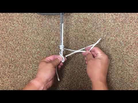 Duncan Loop sliding non locking knot