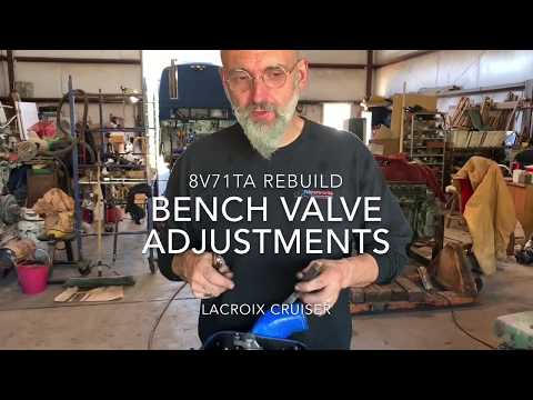 Detroit Diesel valve adjustments , 8V71TA