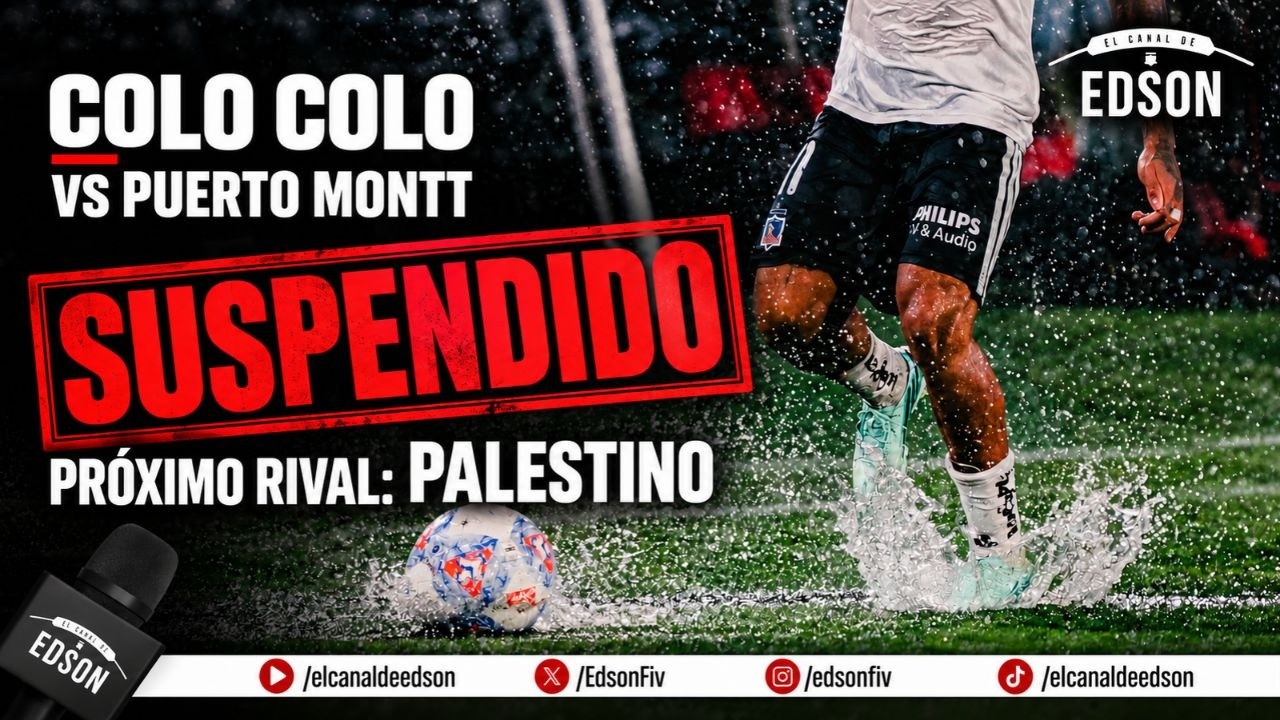 A PENSAR EN PALESTINO: COLO COLO VS PUERTO MONTT FUE SUSPENDIDO