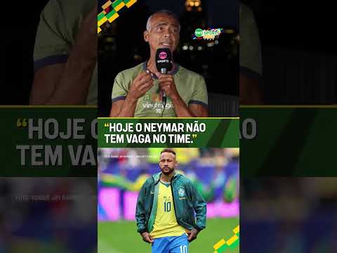 ROMÁRIO ESCALARIA O NEYMAR NA SELEÇÃO? 🤔 #shorts
