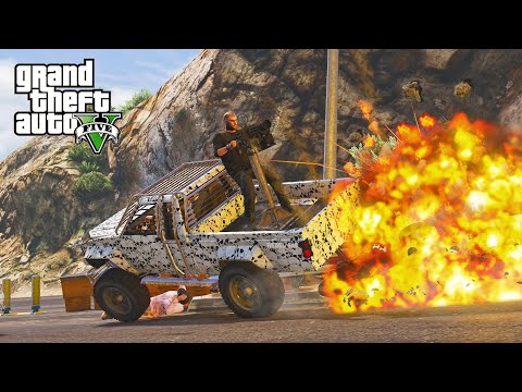 GTA 5 DEADLY CUSTOM TECHNICAL (PICK-UP) TRUCK CRASHES EP. 3 - IMPACT COMPILATION - DESTRUCTION