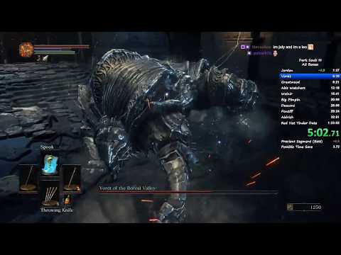 1:22:34 Dark Souls 3 Speedrun All Bosses