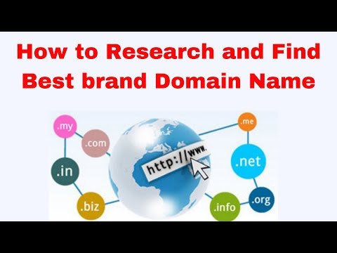 How to Research and Find Best brand Domain Name 2019