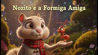 O DIA QUE O GIGANTE AJUDOU A PEQUENA 🐿️🐜 (História Emocionante)